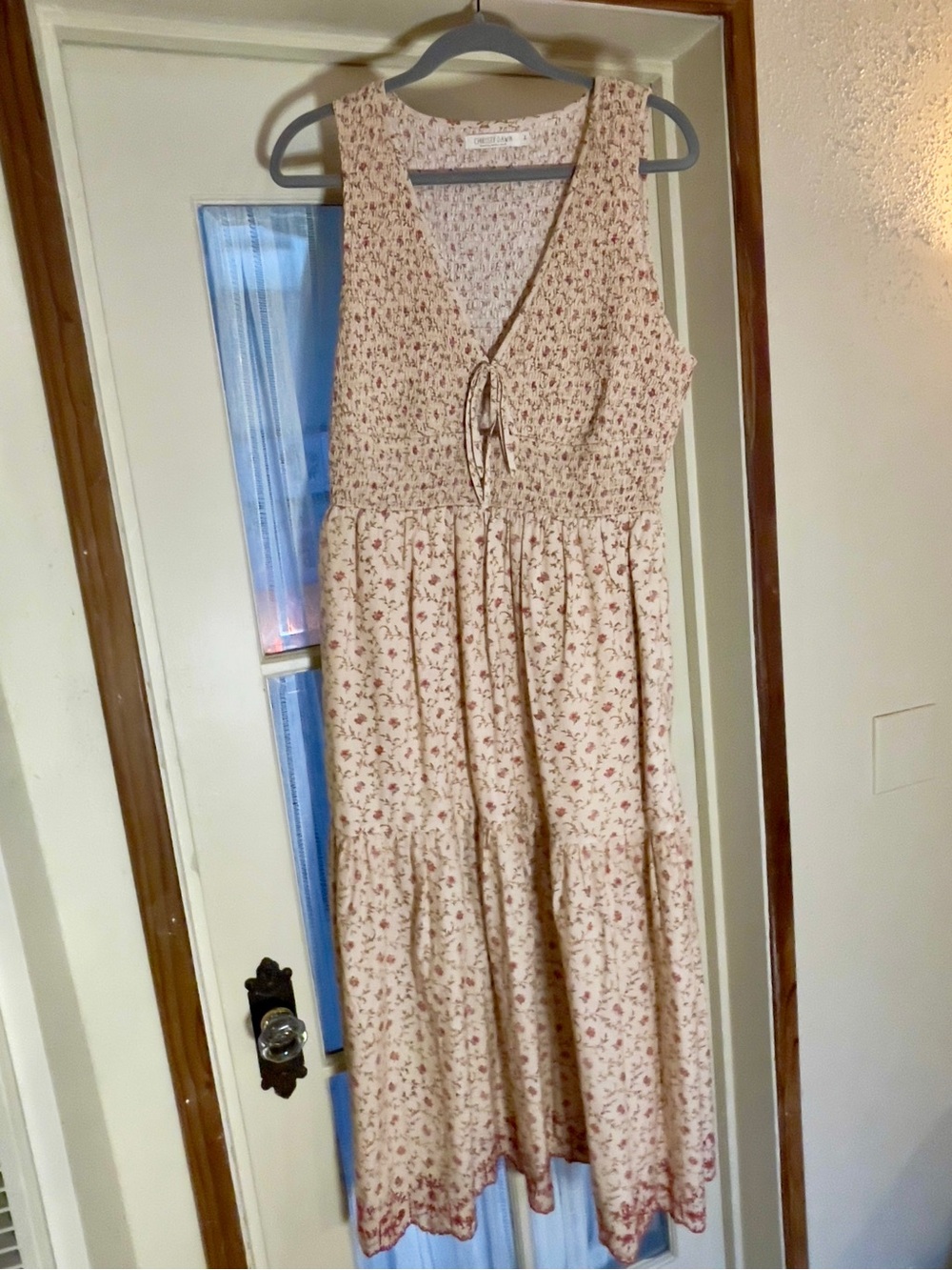 Christy Dawn Mika Dress: Summer Trellis, Size L